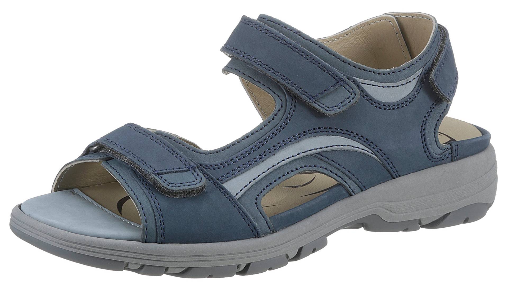 Waldläufer Sandale, Sommerschuh, Outdoorschuh, Keilabsatz, in Trekking-Optik, H-Weite Waldläufer Sandale, Sommerschuh, Outdoorschuh, Keilabsatz, in Trekking-Optik, H-Weite von Waldläufer