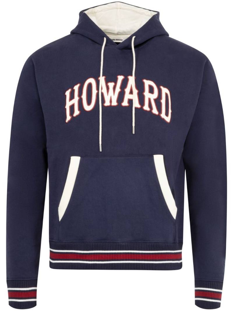 Wales Bonner Howard hoodie - Blue von Wales Bonner