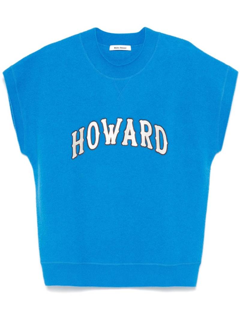 Wales Bonner Howard sweater - Blue von Wales Bonner