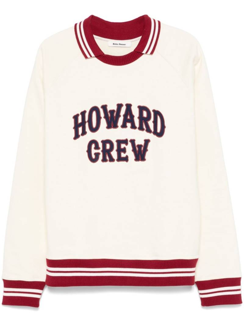 Wales Bonner Howard sweatshirt - White von Wales Bonner