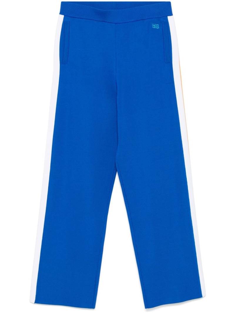 Wales Bonner Tide track pants - Blue von Wales Bonner