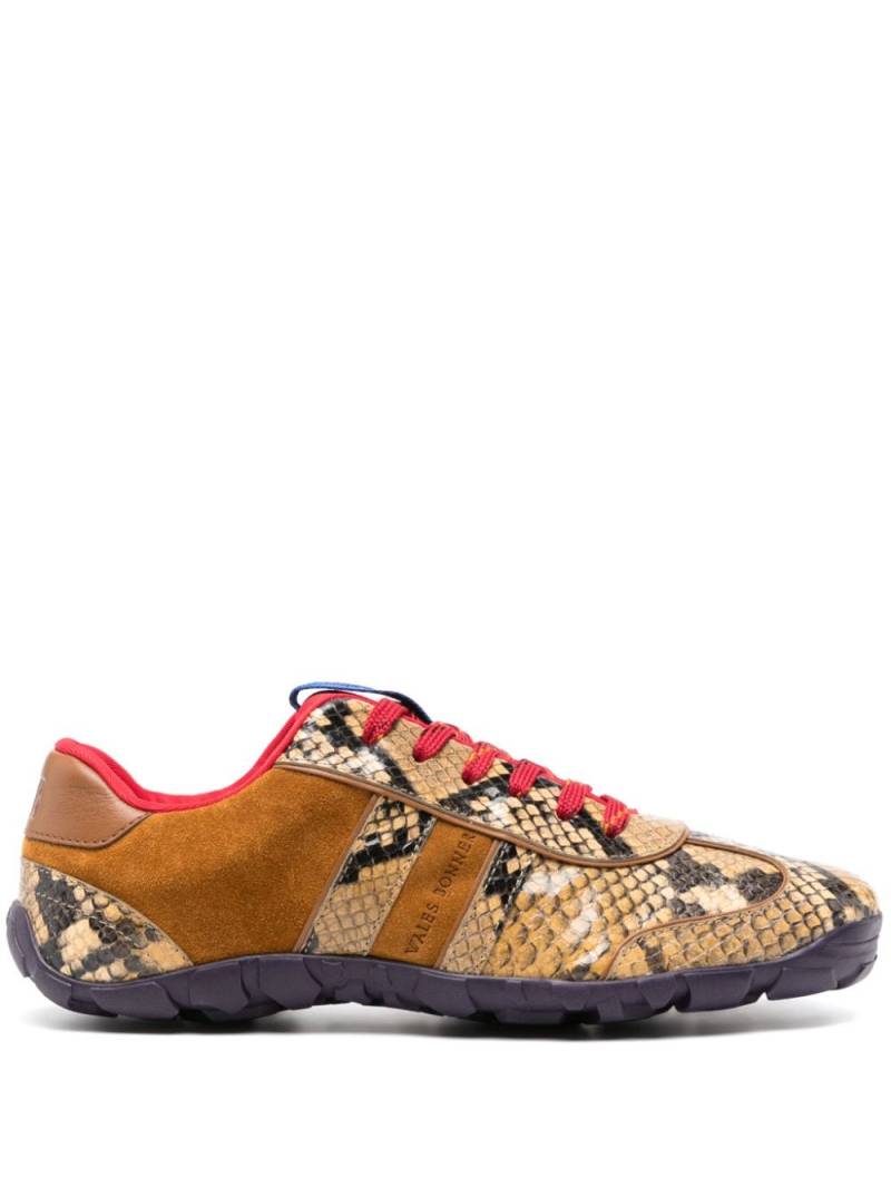 Wales Bonner snakeskin-effect sneakers - Multicolour von Wales Bonner