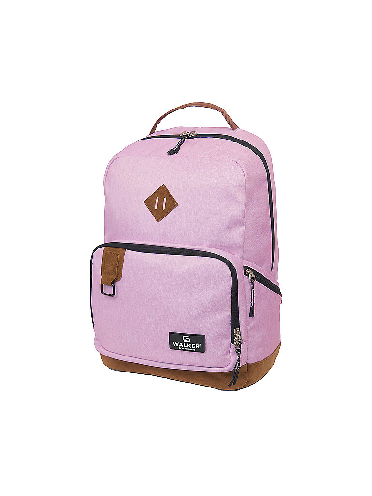 WALKER Schulrucksack Pure Eco Mauve von Walker