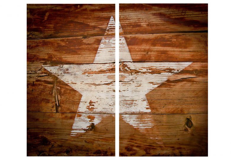 Wall-Art Herd-Abdeckplatte »Herdabdeckplatte Vintage Star«, (1 tlg.), moderne Schutzplatte von Wall-Art