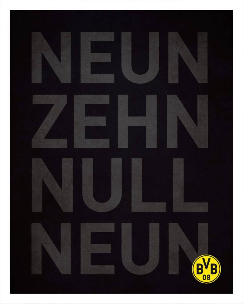 Wall-Art Poster »BVB Neun Zehn Null Neun«, Menschen, Poster ohne Bilderrahmen von Wall-Art