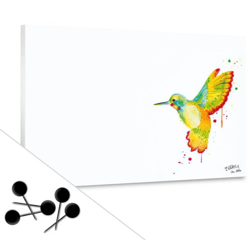 Wall-Art Poster »Kolibri inkl. 5 Pinnnadeln«, Vögel, (1 St.), Poster ohne Bilderrahmen von Wall-Art