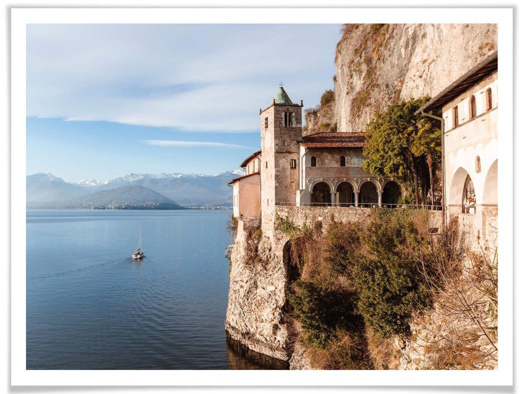 Wall-Art Poster »Lago Maggiore«, Landschaften, (1 St.), Poster ohne Bilderrahmen von Wall-Art