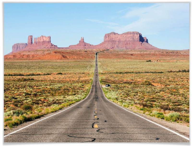 Wall-Art Poster »Monument Valley Arizona«, Landschaften, (1 St.), Poster ohne Bilderrahmen von Wall-Art