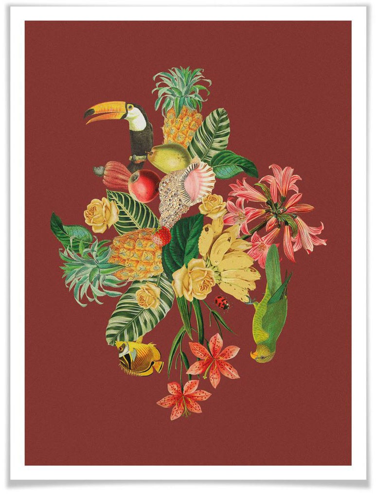 Wall-Art Poster »Tropical«, Landschaften, (1 St.), Poster ohne Bilderrahmen von Wall-Art