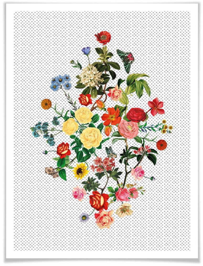 Wall-Art Poster »Vertical Garten«, Landschaften, (Set, 1 St.), Poster ohne Bilderrahmen von Wall-Art