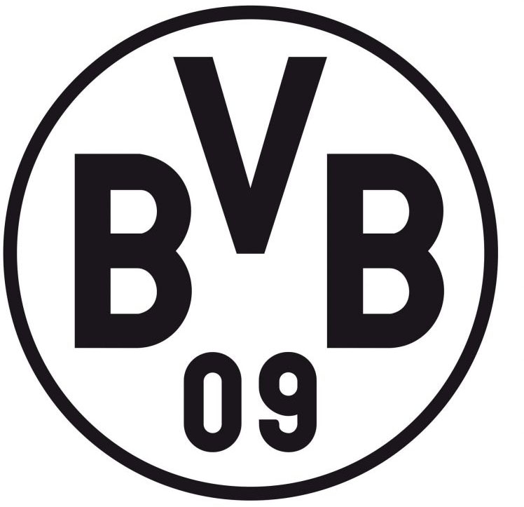 Wall-Art Wandtattoo »BVB Borussia Schriftzug mit Logo«, (1 St.), selbstklebend, entfernbar von Wall-Art