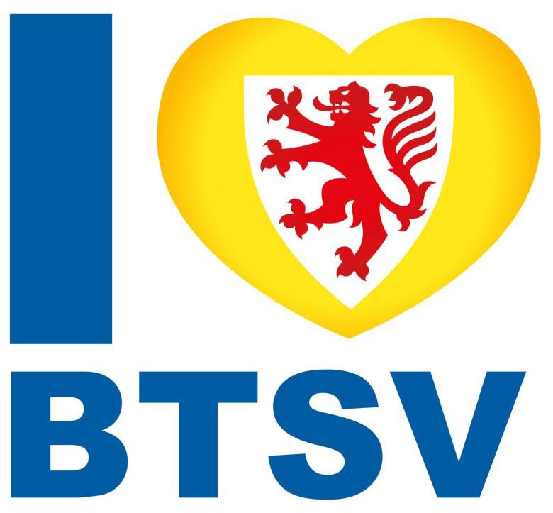 Wall-Art Wandtattoo »Eintracht Braunschweig I love BTSV«, (1 St.), selbstklebend, entfernbar von Wall-Art