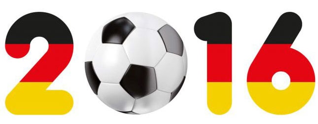 Wall-Art Wandtattoo »Fussball 2016 mit Fussball«, (1 St.), selbstklebend, entfernbar von Wall-Art