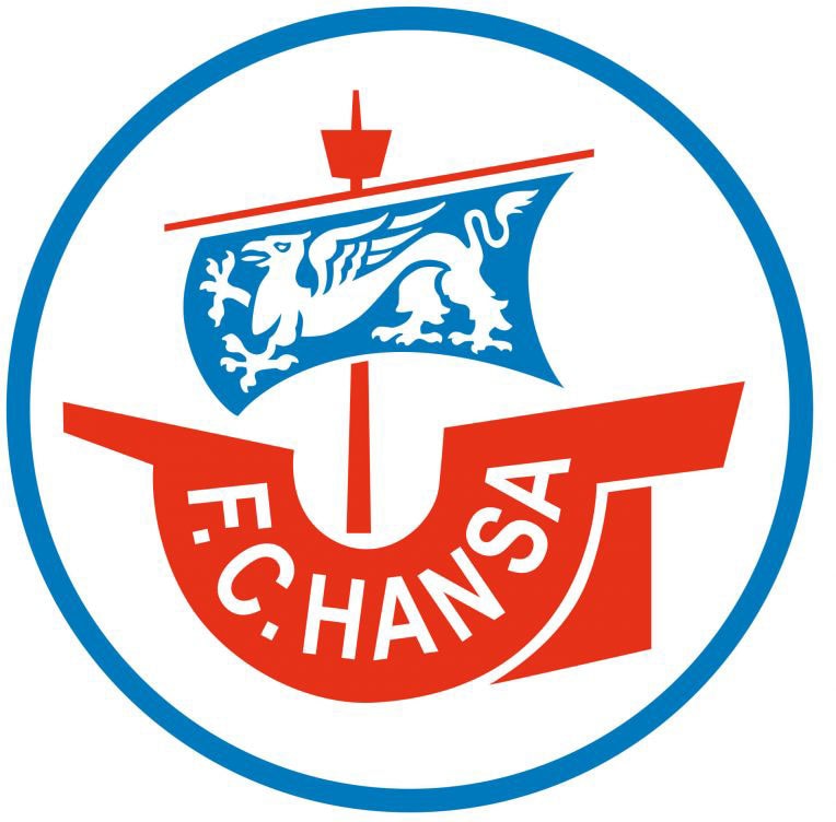 Wall-Art Wandtattoo »Fussball Hansa Rostock Logo«, (1 St.), selbstklebend, entfernbar von Wall-Art