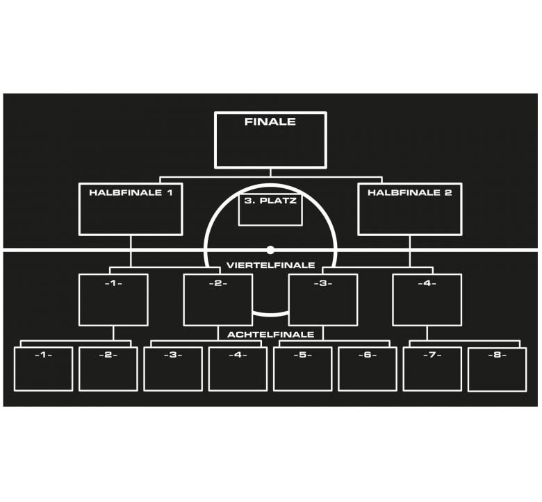 Wall-Art Wandtattoo »Fussball Spielplan Aufkleber«, (1 St.), selbstklebend, entfernbar von Wall-Art