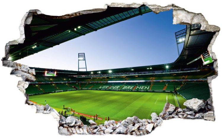 Wall-Art Wandtattoo »Fussball Werder Bremen Logo«, (1 St.), selbstklebend, entfernbar von Wall-Art