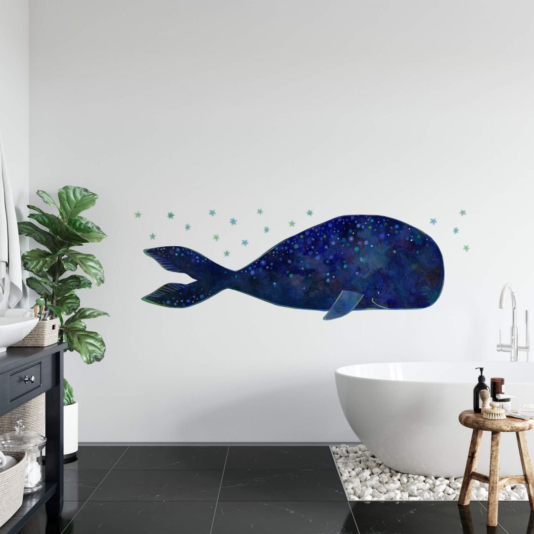 Wall-Art Wandtattoo »Märchenhaft Der Walfisch«, (1 St.), selbstklebend, entfernbar von Wall-Art
