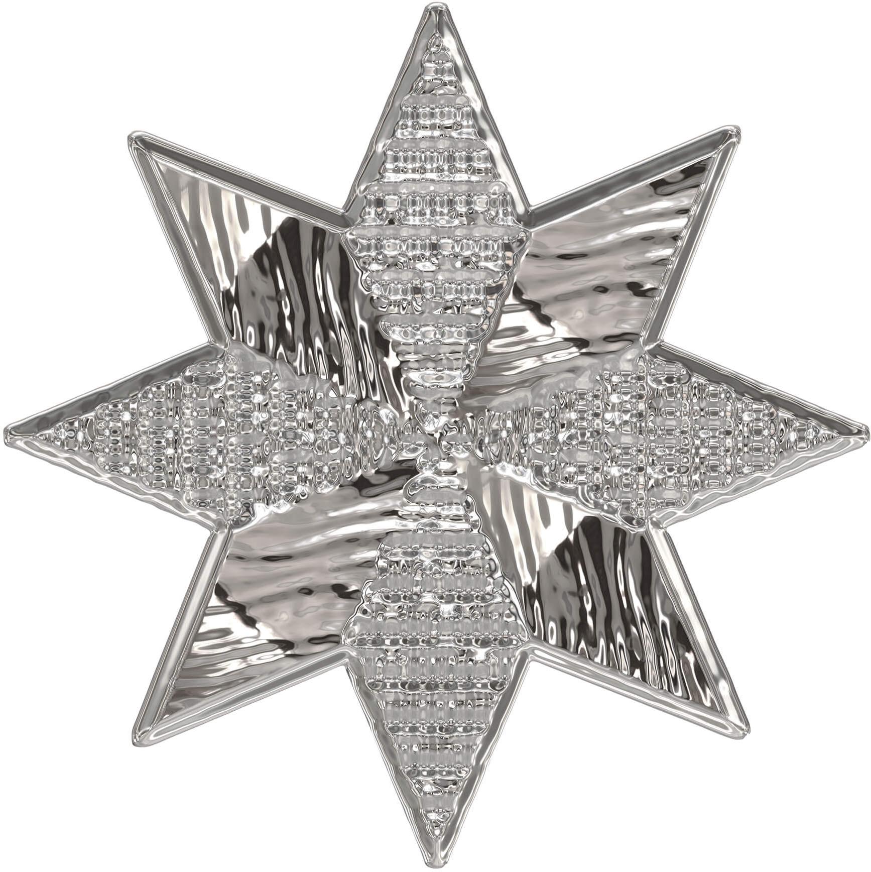 Wall-Art Wandtattoo »Metallic Star Silberfarben Stern«, selbstklebend, entfernbar von Wall-Art