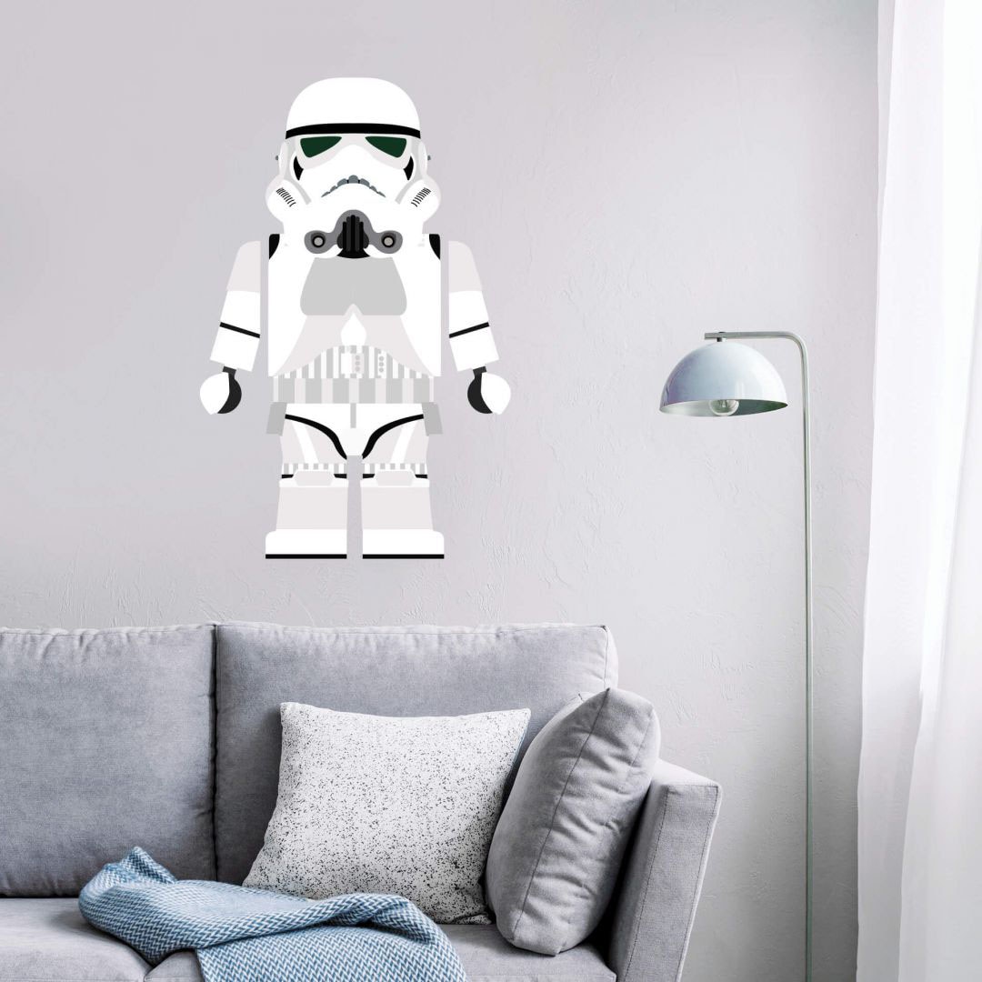 Wall-Art Wandtattoo »Spielfigur Sticker Storm Trooper«, (Set, 1 St.), selbstklebend, entfernbar von Wall-Art