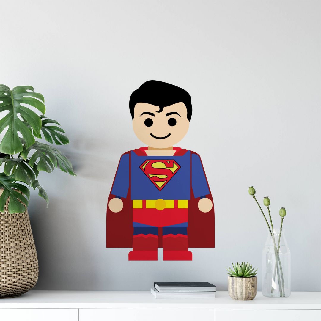 Wall-Art Wandtattoo »Spielfigur Superheld Superman«, (1 St.), selbstklebend, entfernbar von Wall-Art