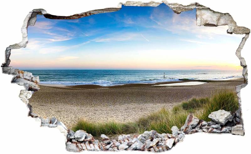 Wall-Art Wandtattoo »Strandpanorama Urlaub am Meer«, selbstklebend, entfernbar von Wall-Art