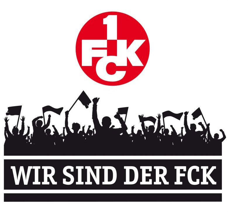 Wall-Art Wandtattoo »Wir sind der FCK mit Logo«, (1 St.), selbstklebend, entfernbar von Wall-Art