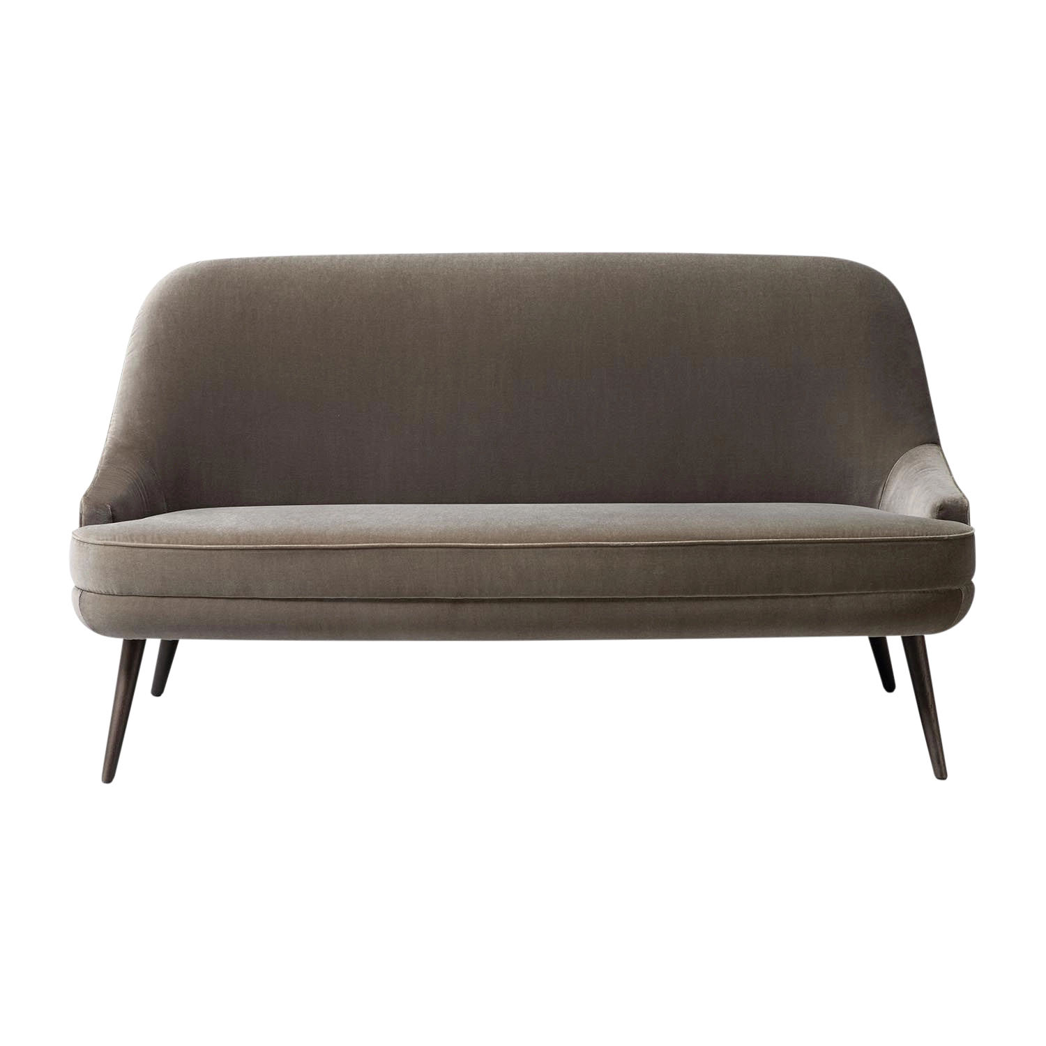 375 Sofa, Bezug leder select schwarz, Untergestell eiche tobacco 131wo 375 Sofa, Bezug leder select schwarz, Untergestell eiche tobacco 131wo von Walter Knoll