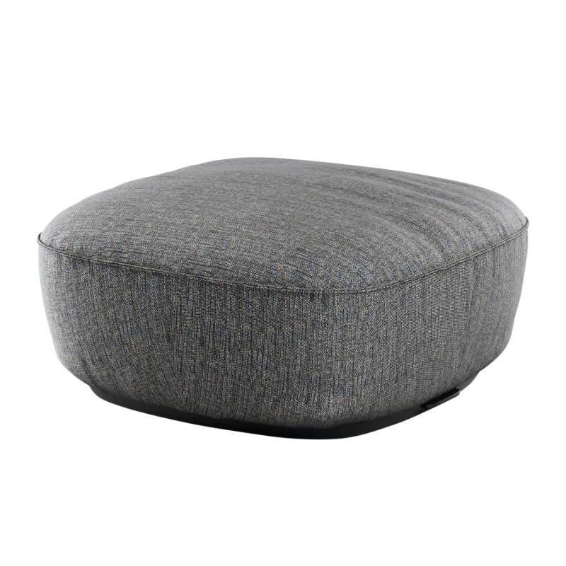 Ishino Hocker, Grösse b. 80 x t. 80 cm, Bezug leder select schwarz von Walter Knoll