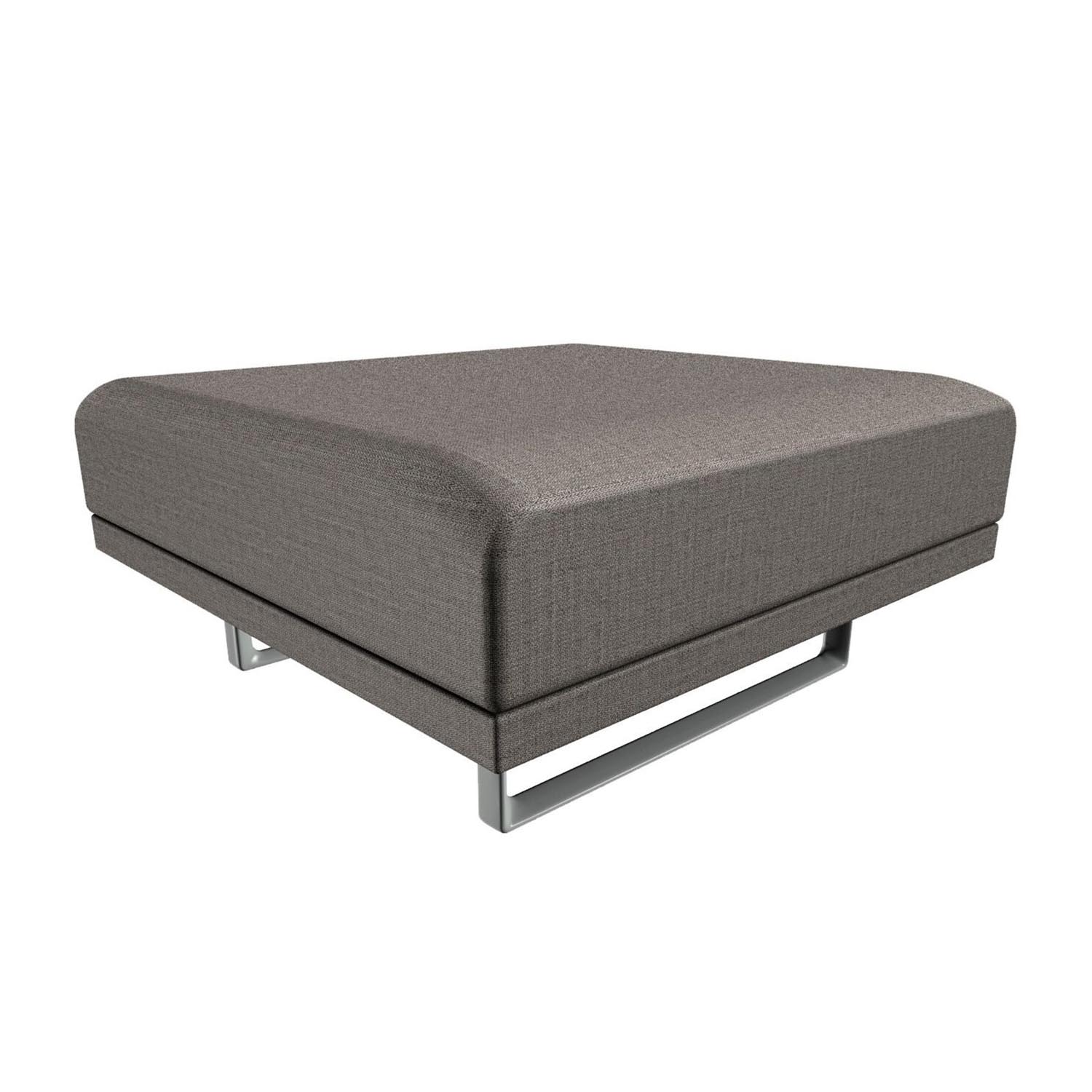 Prime Time Hocker, Bezug stoff divina 3, schwarz-oliv 181, Untergestell hochglanz poliert von Walter Knoll