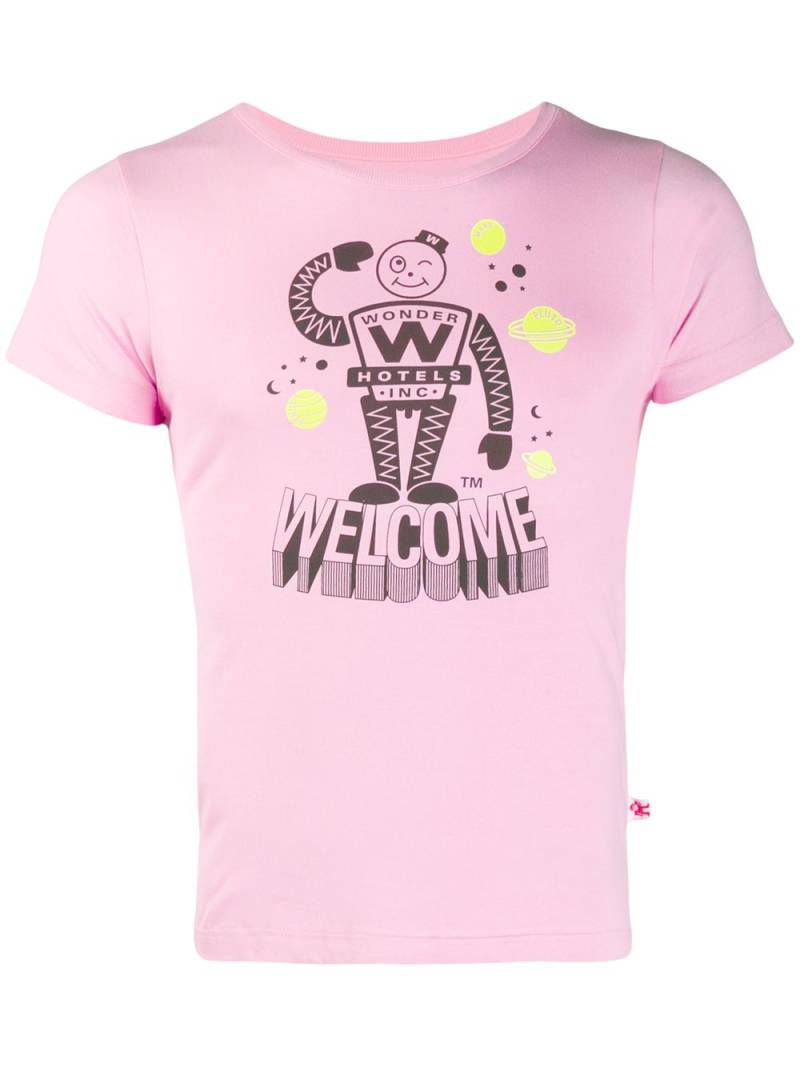 Walter Van Beirendonck Pre-Owned 2010's Wonder T-shirt - Pink von Walter Van Beirendonck Pre-Owned