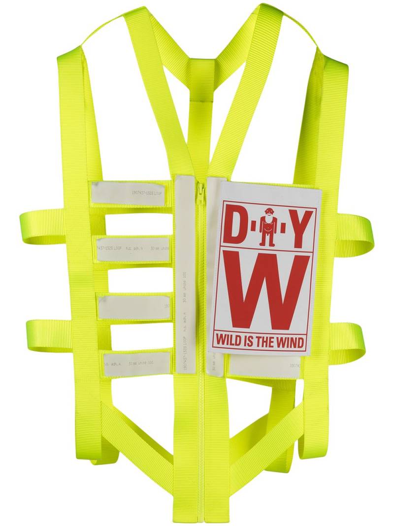 Walter Van Beirendonck Pre-Owned DIY Skeleton vest - Yellow von Walter Van Beirendonck Pre-Owned