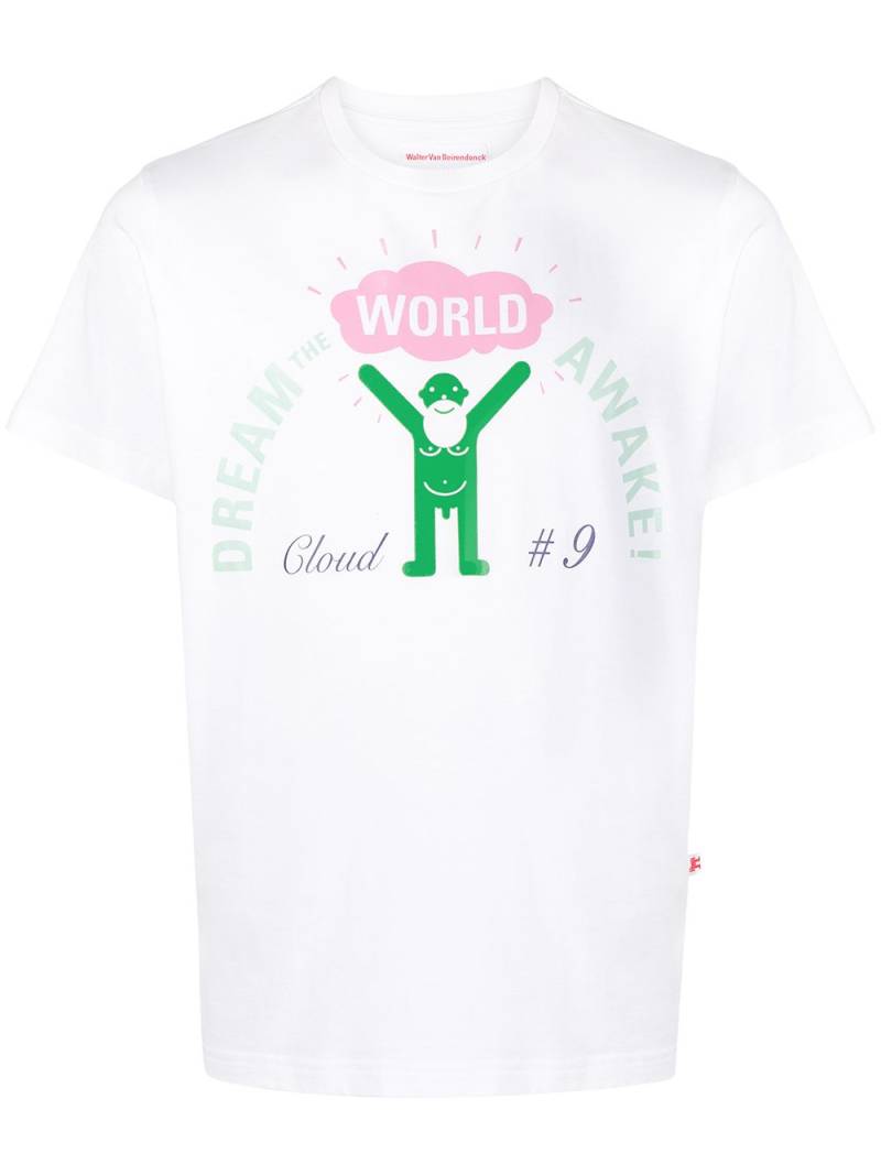 Walter Van Beirendonck Pre-Owned Dream The World Awake T-shirt - White von Walter Van Beirendonck Pre-Owned