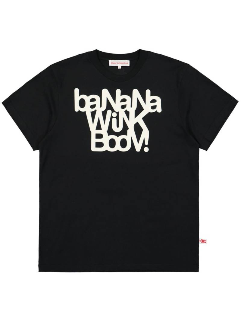 Walter Van Beirendonck Banana Wink Boom T-shirt - Black von Walter Van Beirendonck