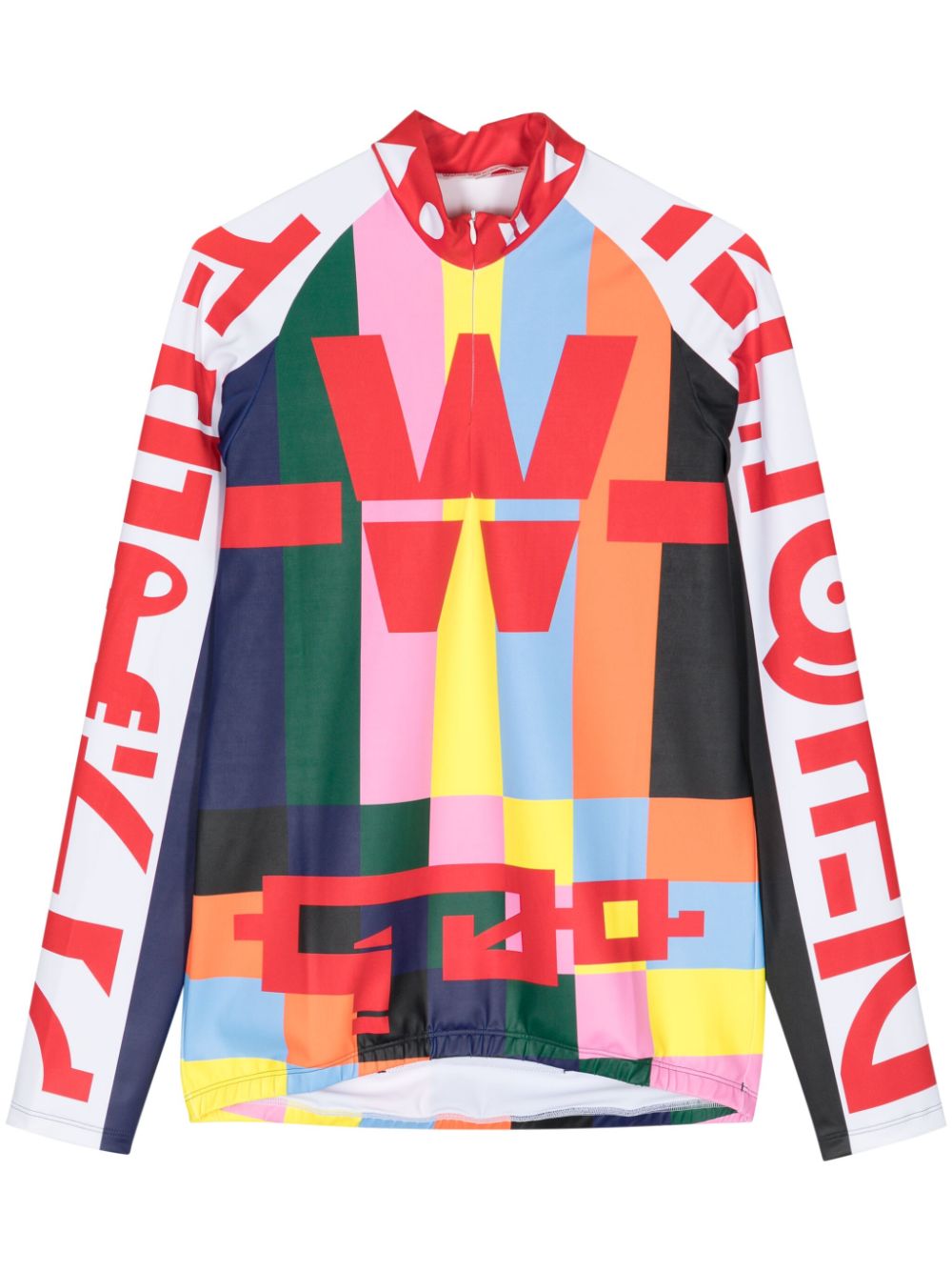 Walter Van Beirendonck Cosmic Dancer graphic-print top - Red von Walter Van Beirendonck