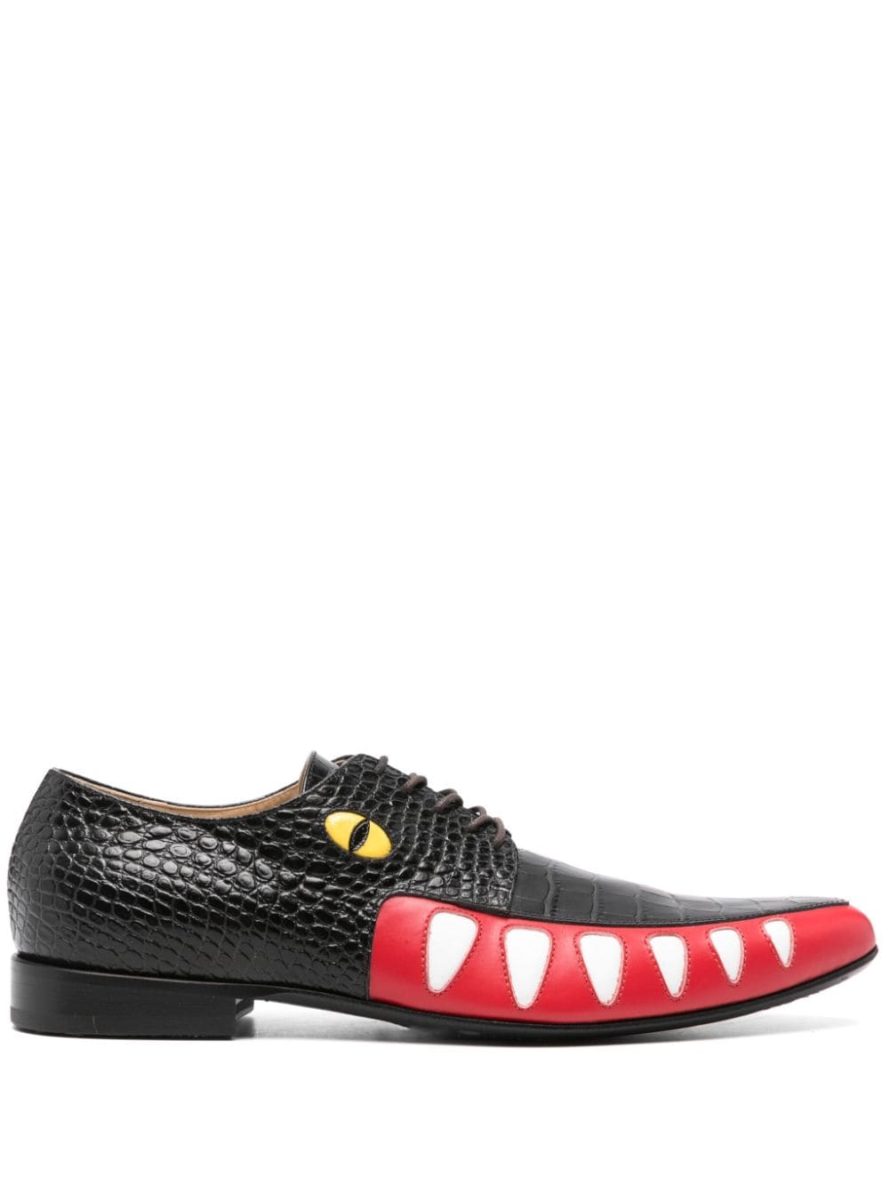 Walter Van Beirendonck Crocodile shoes - Black von Walter Van Beirendonck