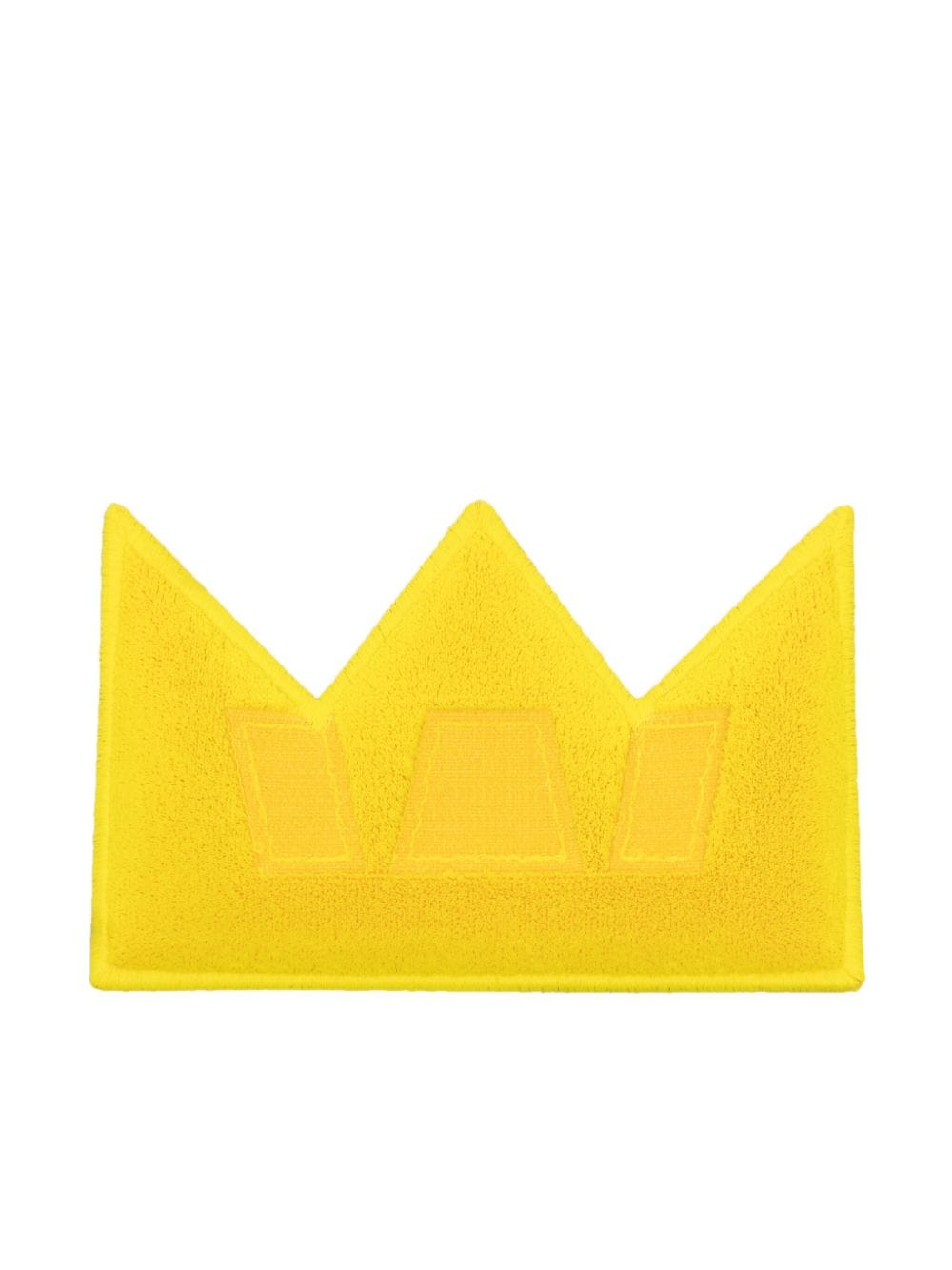 Walter Van Beirendonck crown cotton brooch - Yellow von Walter Van Beirendonck