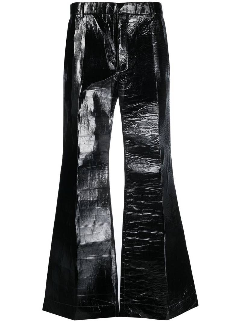 Walter Van Beirendonck Elephant wide-leg teasers - Black von Walter Van Beirendonck