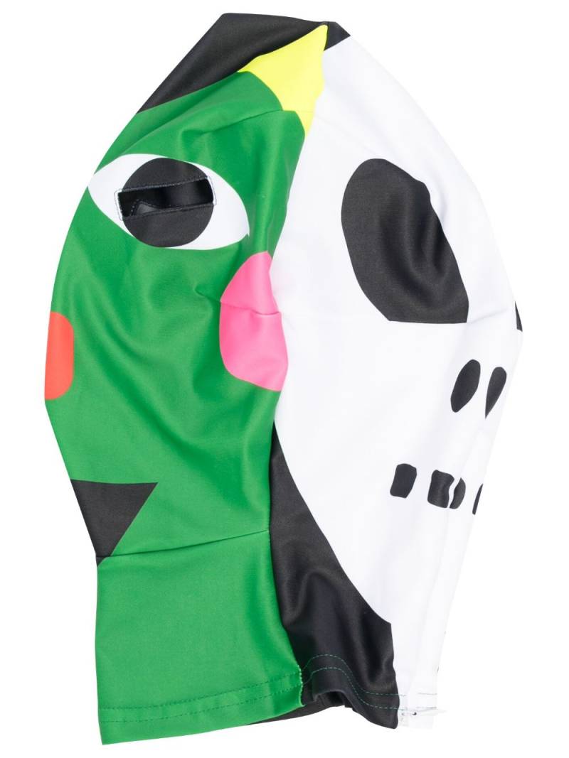 Walter Van Beirendonck Janus face mask - Black von Walter Van Beirendonck