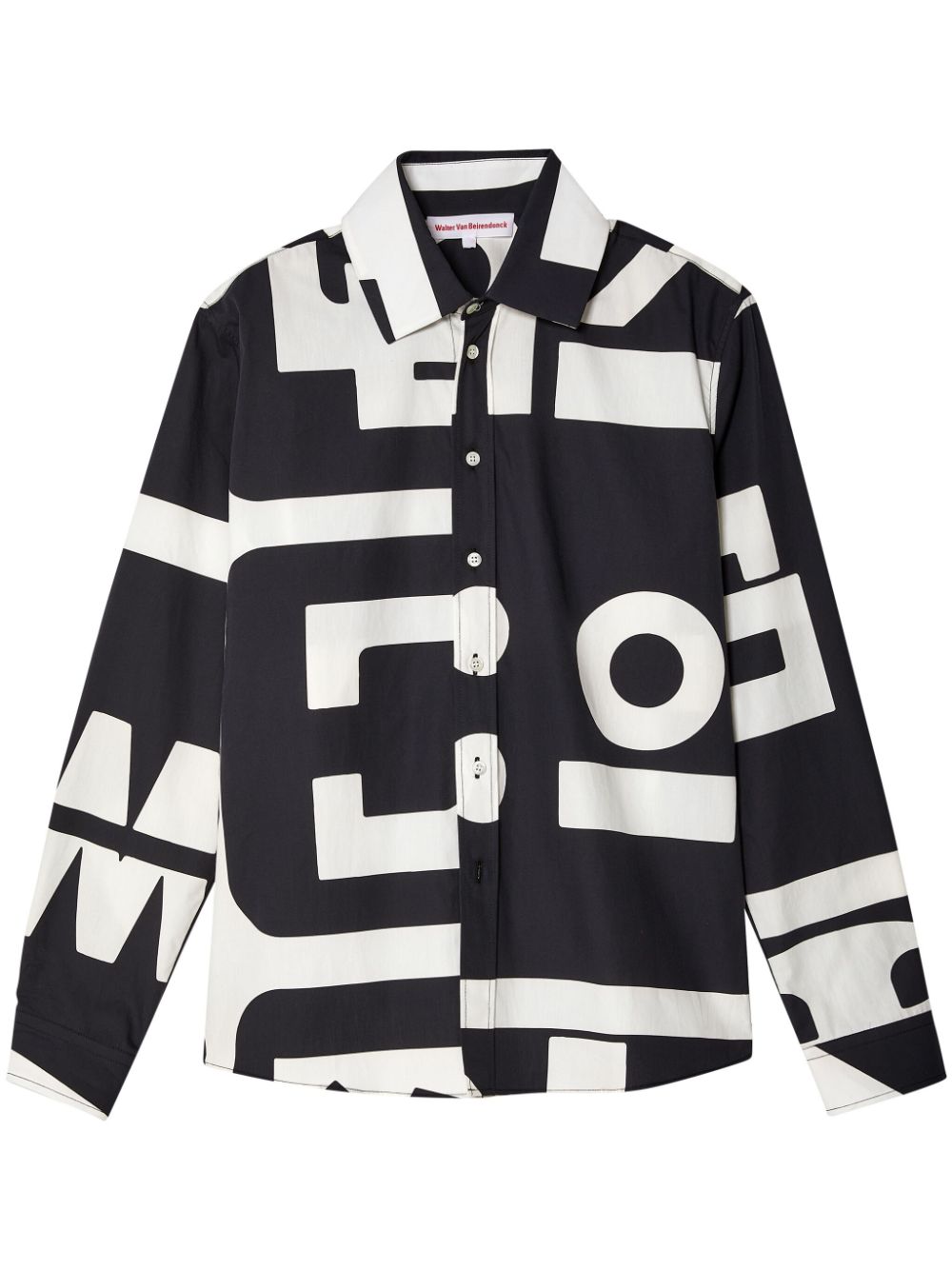 Walter Van Beirendonck Star graphic-print shirt - Black von Walter Van Beirendonck