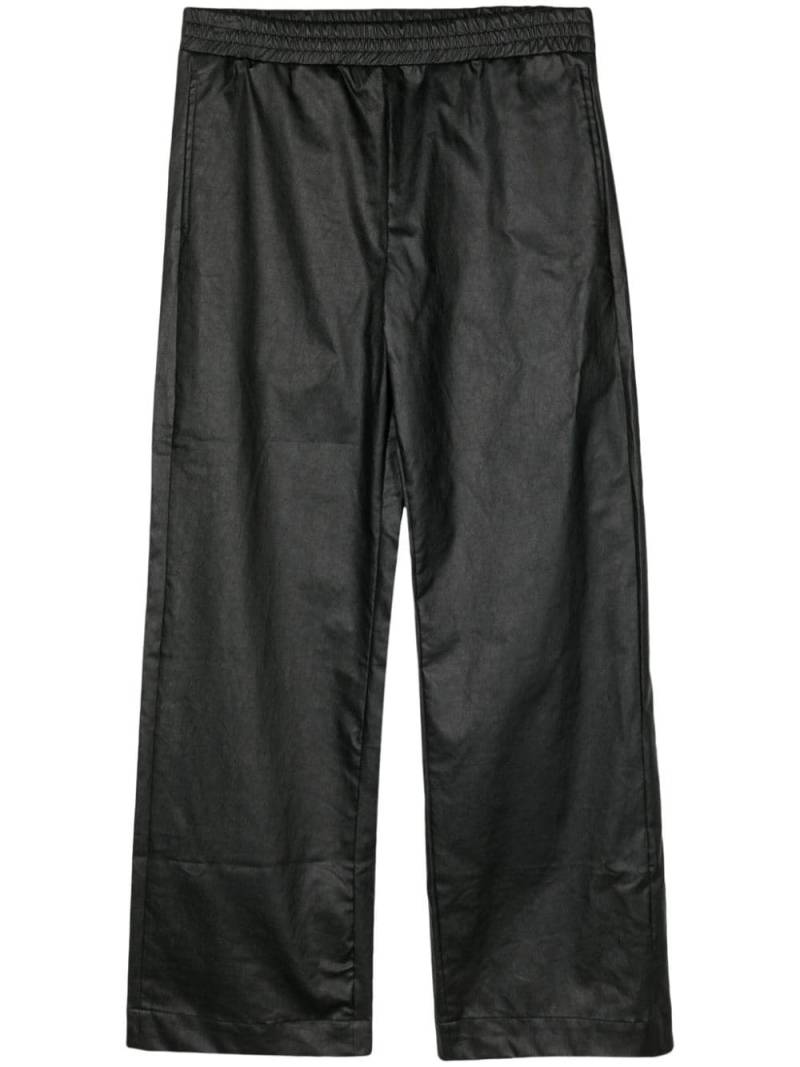 Walter Van Beirendonck graphic-print elasticated-waist trousers - Black von Walter Van Beirendonck