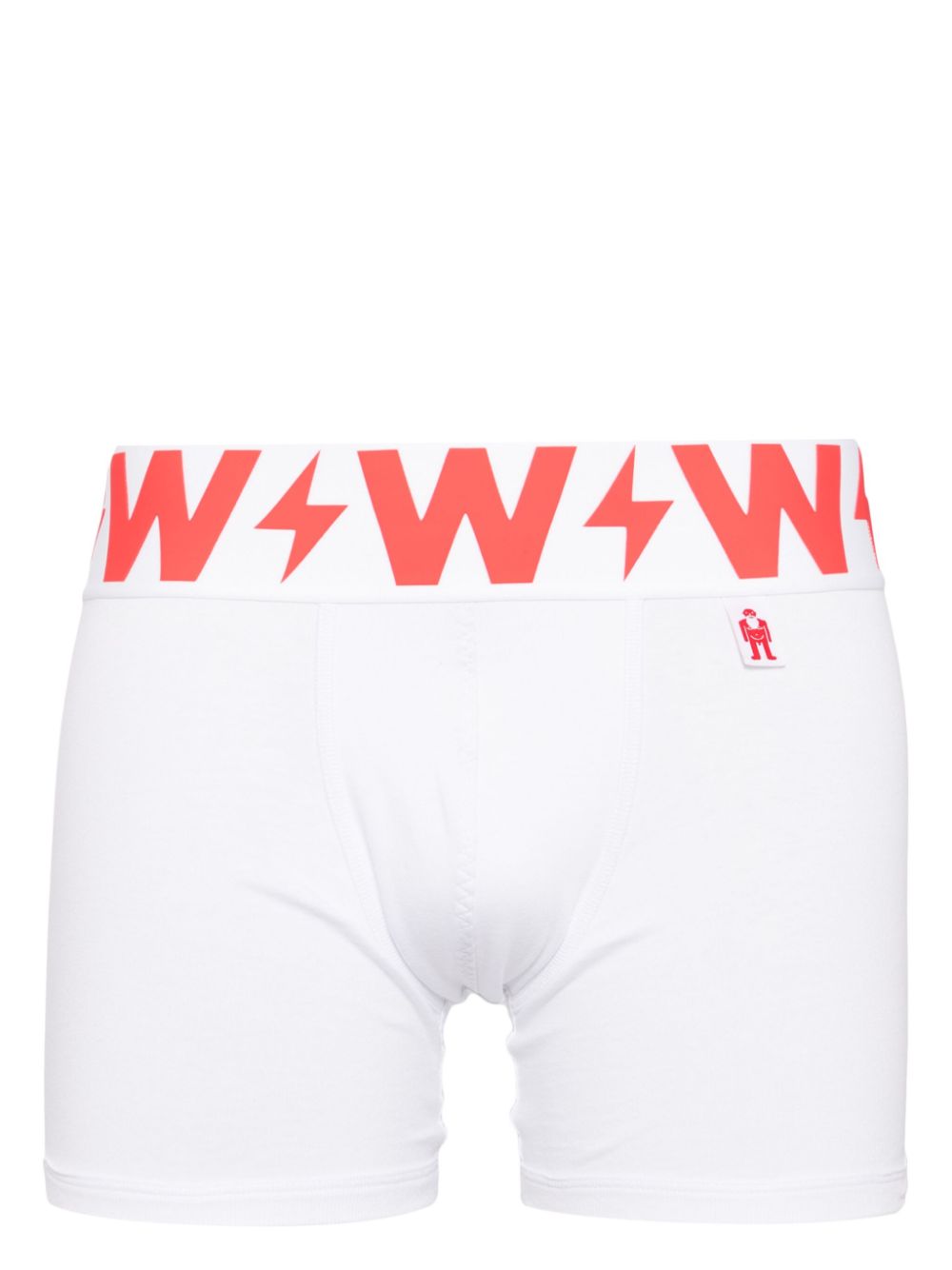 Walter Van Beirendonck logo-waistband boxer briefs - White von Walter Van Beirendonck