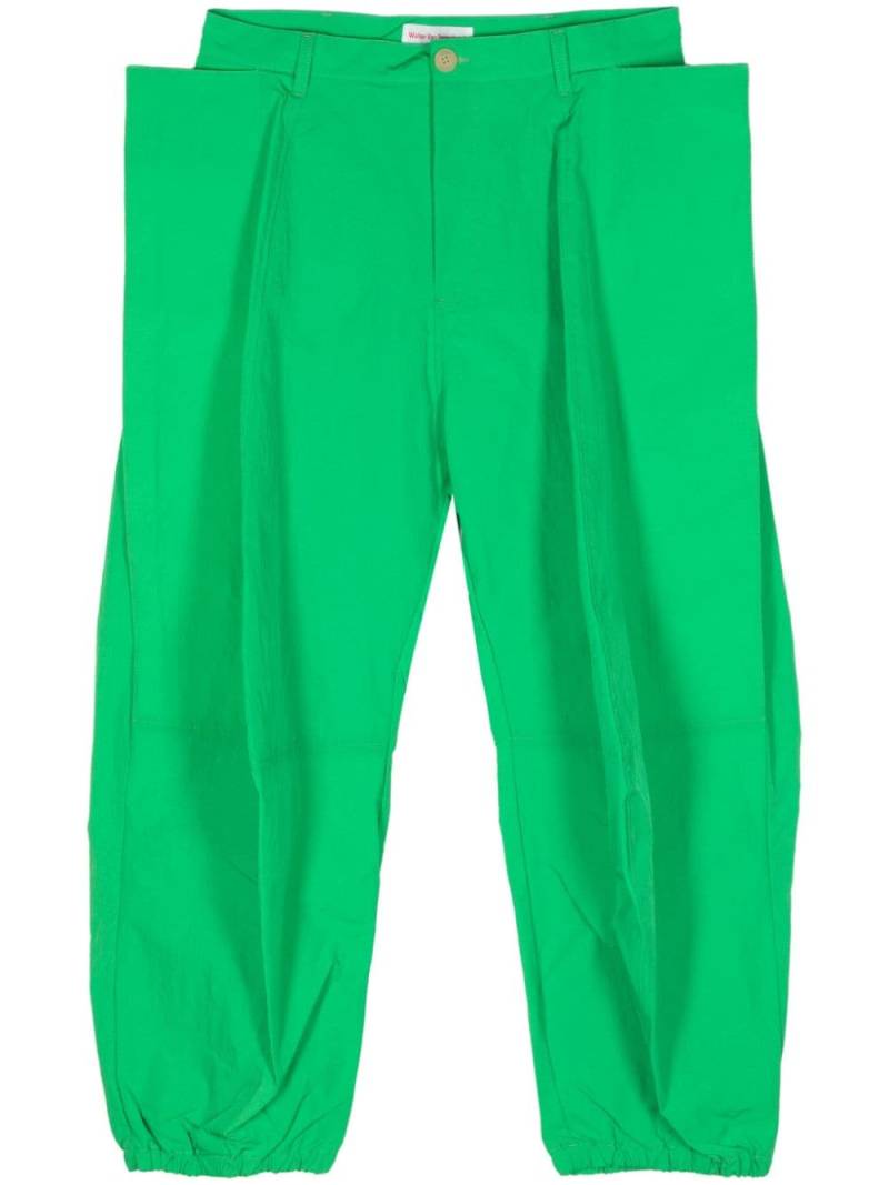 Walter Van Beirendonck tapered-leg cargo trousers - Green von Walter Van Beirendonck