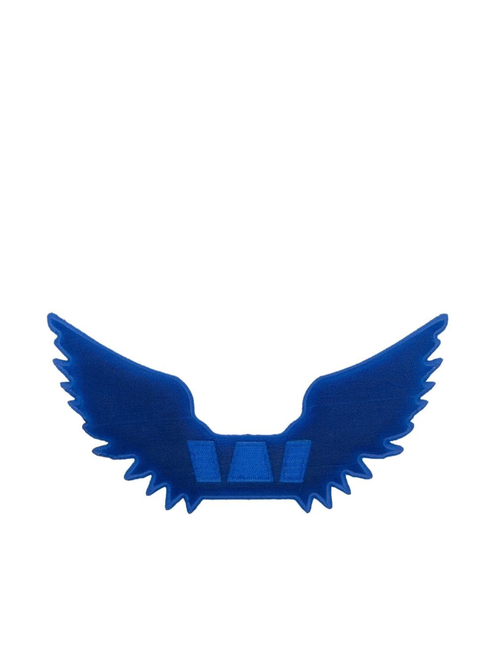 Walter Van Beirendonck wings-motif cotton patch - Blue von Walter Van Beirendonck