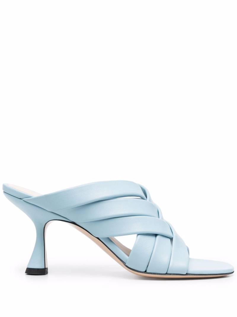 Wandler Louie crossover-strap mules - Blue von Wandler