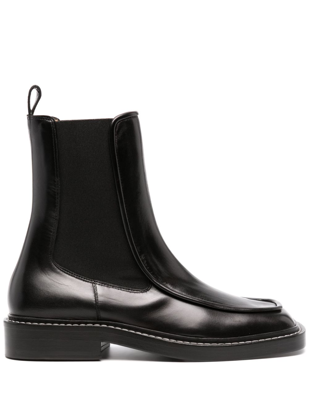 Wandler Lucy 30mm leather ankle boots - Black von Wandler
