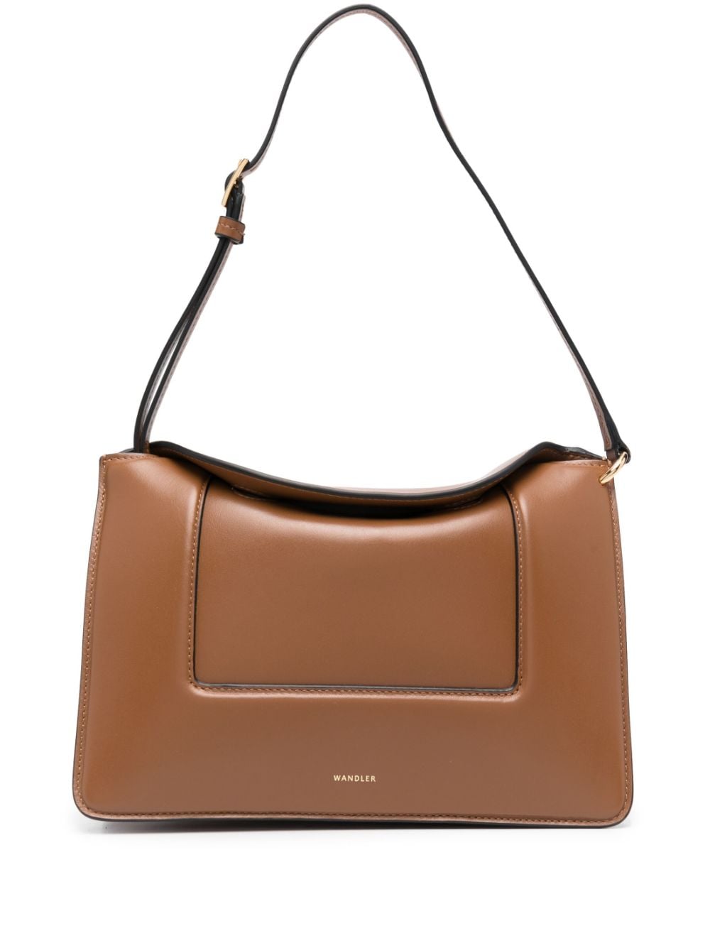 Wandler Penelope leather shoulder bag - Brown von Wandler