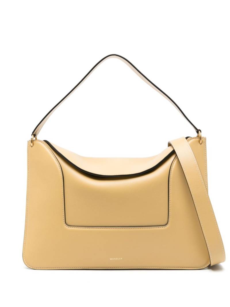 Wandler Penelope leather tote bag - Yellow von Wandler