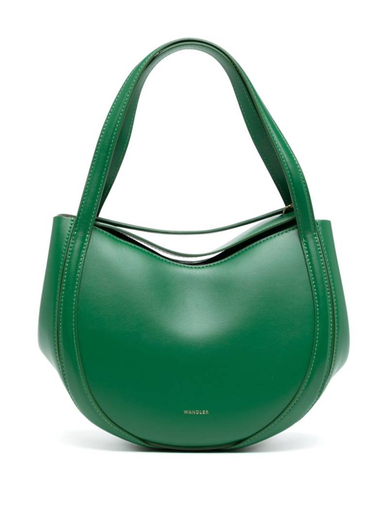 Wandler mini Lin leather tote bag - Green von Wandler