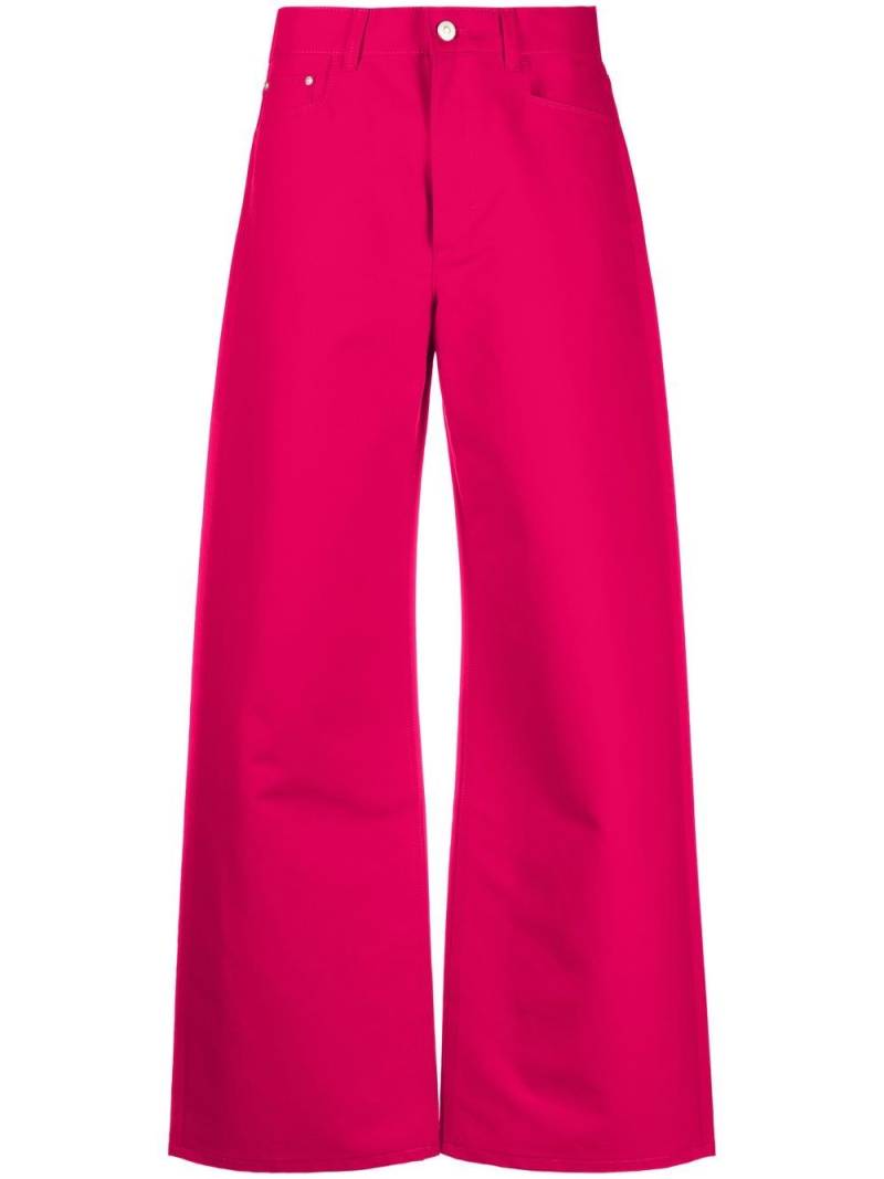 Wandler wide-leg cotton trousers - Pink von Wandler