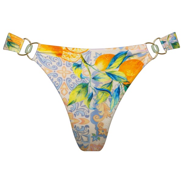 Watercult - Women's Dolce Whimsy Cheeky Bikini Bottoms - Bikini-Bottom Gr 38 grau von Watercult